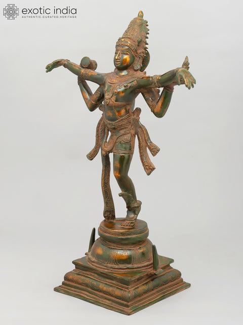 20" Ananda Tandava Shiva (Nataraja) | Brass Statue