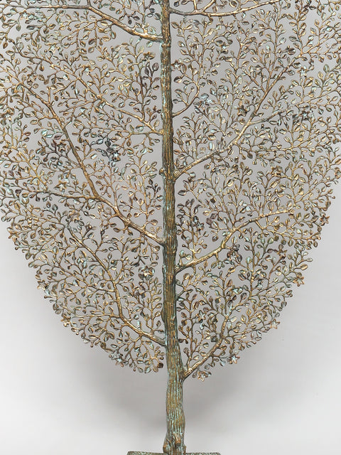 84" Large Size Leaf Shaped Tree of Life | Home Decor