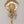 9" Lord Ganesha Wall Hanging Brass Oil Lamp with Bell