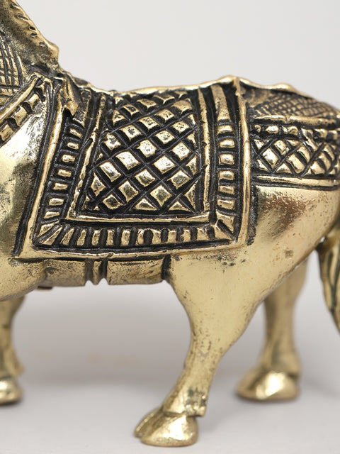2" Small Superfine Pony Horse Figurine | Brass Statue | Table Decor