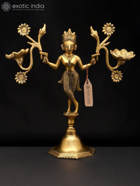 12" Mythical Grace with Radiant Bloom | Candle Holder | Home Decor