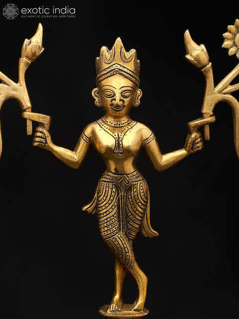 12" Mythical Grace with Radiant Bloom | Candle Holder | Home Decor
