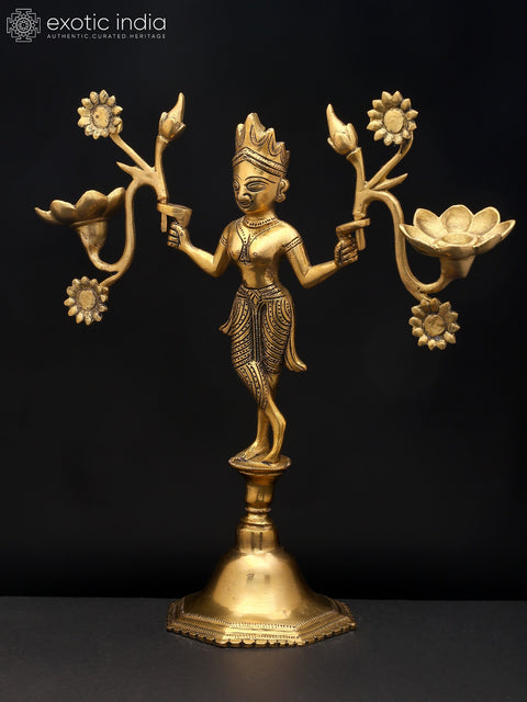 12" Mythical Grace with Radiant Bloom | Candle Holder | Home Decor