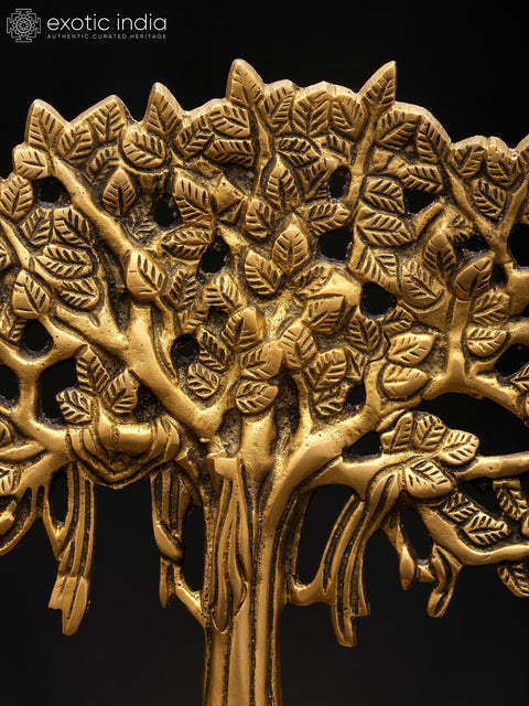 8" Brass Tree of Life | Table Decor
