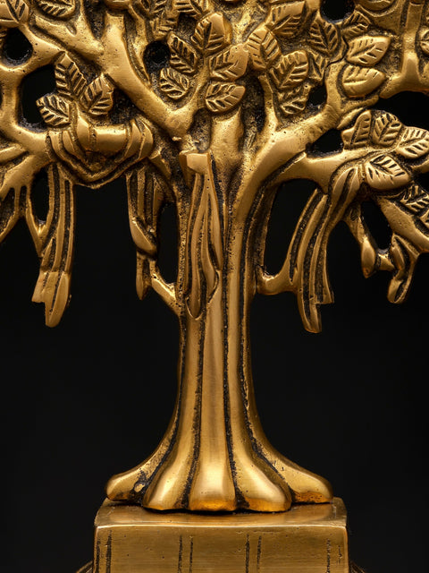 8" Brass Tree of Life | Table Decor
