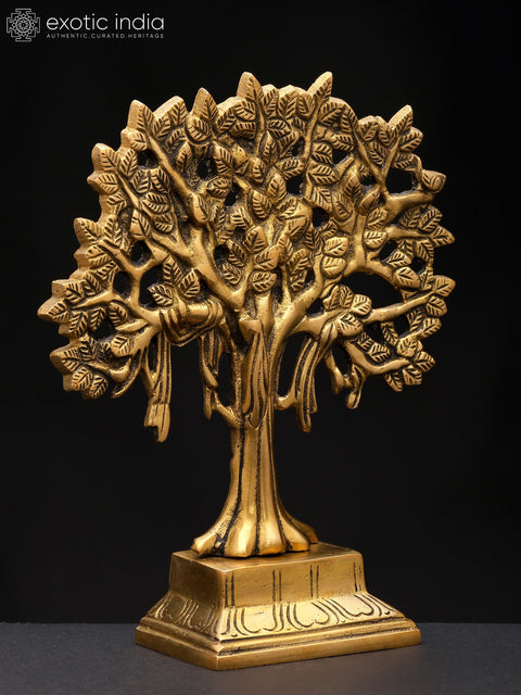 8" Brass Tree of Life | Table Decor