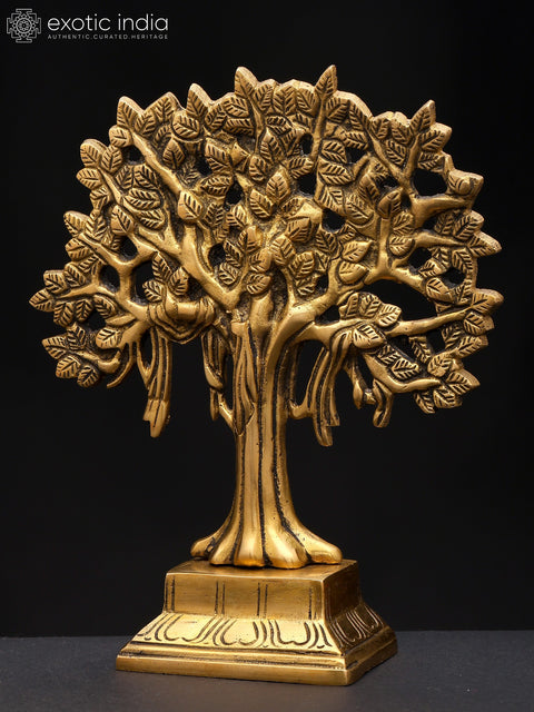 8" Brass Tree of Life | Table Decor