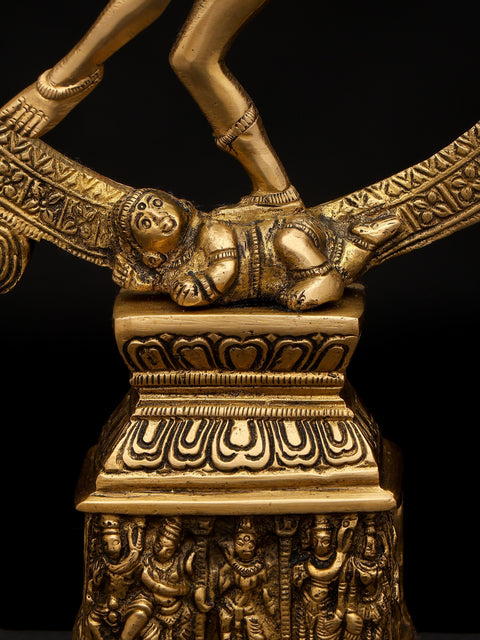 14" Brass Nataraja (Dancing Lord Shiva) | Handmade | Made In India