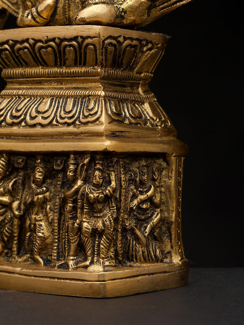 14" Brass Nataraja (Dancing Lord Shiva) | Handmade | Made In India