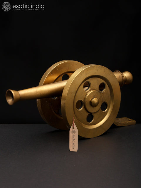 9" Historic Firepower - Decorative Brass Cannon | Collectible Item | Table Decor