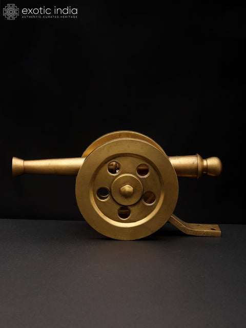 9" Historic Firepower - Decorative Brass Cannon | Collectible Item | Table Decor