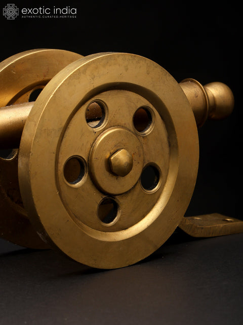 9" Historic Firepower - Decorative Brass Cannon | Collectible Item | Table Decor