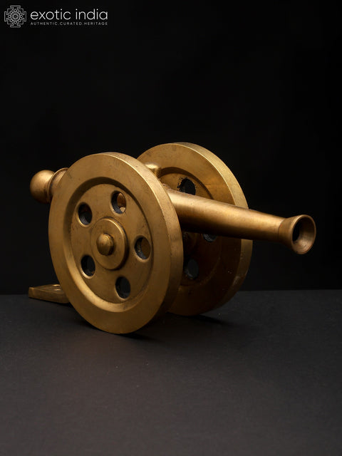 9" Historic Firepower - Decorative Brass Cannon | Collectible Item | Table Decor