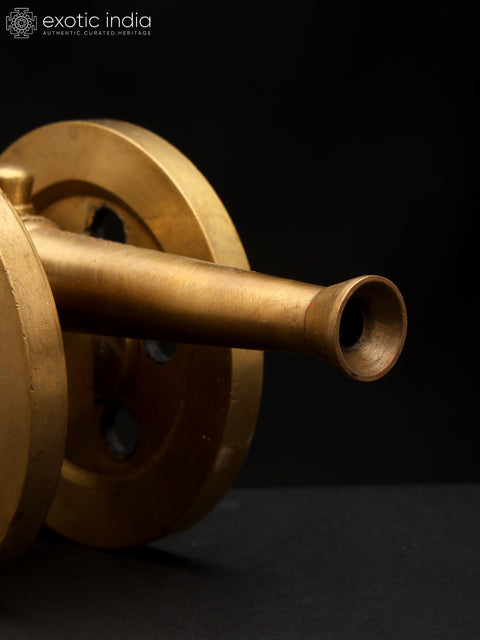 9" Historic Firepower - Decorative Brass Cannon | Collectible Item | Table Decor