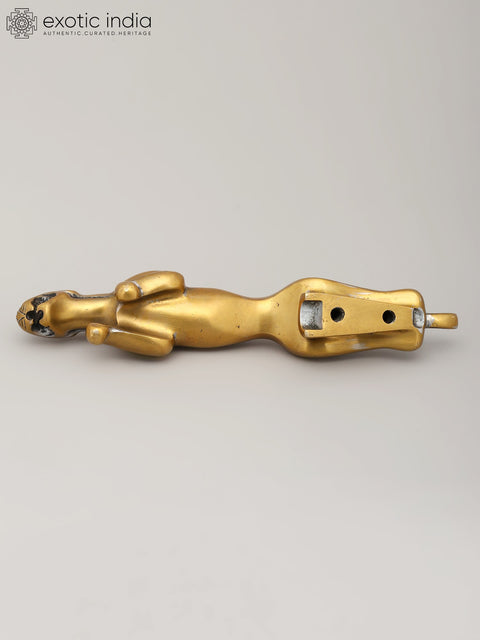 7" Jaguar Showpiece | Brass Statue | Table Decor