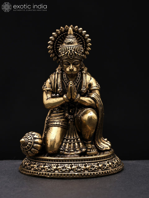 5" Small Superfine Shri Ram Darbar | Set of Four | Brass Statues