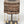 12" Wood Carved Stylish Candle Stand with Brass Bells | Home Decor