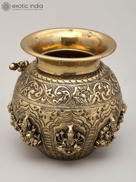 Brass Superfine Ashtalakshmi Kalash
