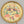 6" Meenakari Peacocks Art Ritual Brass Plate