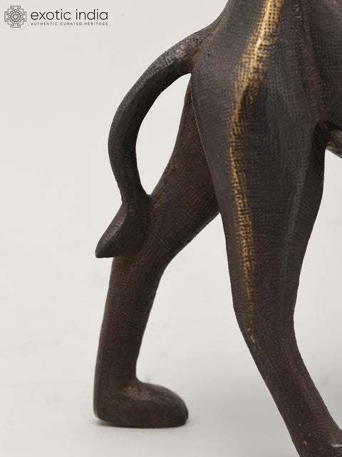 9" Stylized Brass Camel | Table Decor