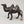 9" Stylized Brass Camel | Table Decor