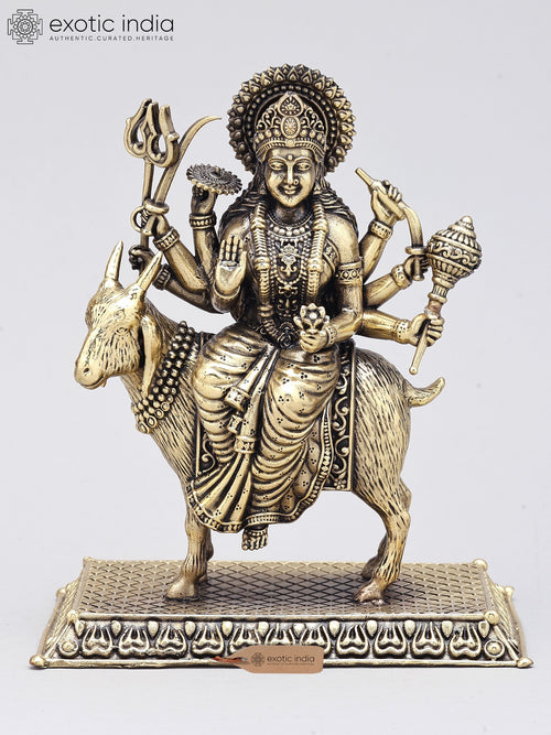 Superfine Meldi Mata Brass Statue for Pooja