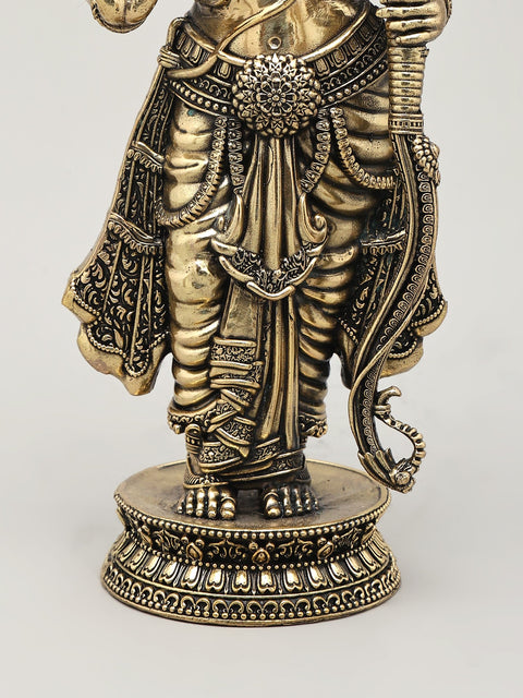 9" Superfine Shri Ram Darbar | Set of Four Brass Statues