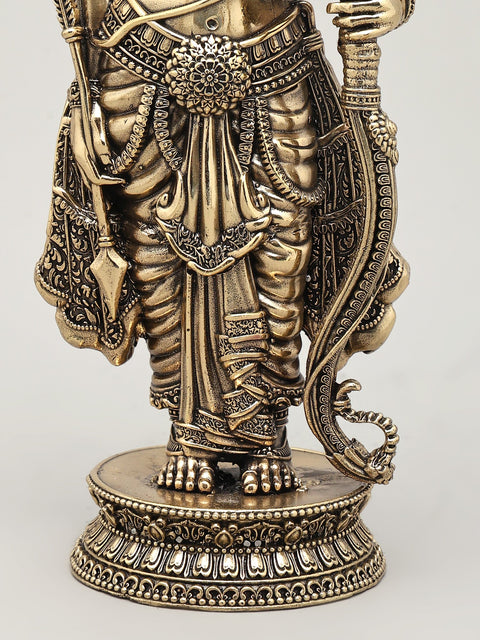 9" Superfine Shri Ram Darbar | Set of Four Brass Statues
