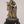 3" Small Superfine Lord Krishna Playing Flute with Radha on Wood Base | Brass Sculpture