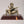 9" Superfine Goddess Saraswati Seated on Asana and Playing Sitar with Wood Base | Brass Idol
