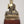 7" Superfine Vitark Posture Idol of Lord Buddha with Wood Base | Brass Statue