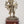 Superfine Ten Armed Panchamukhi Hanuman in Standing Gesture with Wood Base | Brass Sculpture