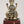 7" Superfine Goddess Lakshmi - Deity of Wealth Seated on Lotus with Wood Base | Brass Idol