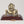 9" Superfine Lord Ganapati Seated on Asana with Wood Base | Brass Statue