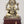 8" Superfine Chaturbhuja Lord Ganapati Holding Modak on Wood Base | Brass Statue