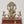 9" Superfine Lord Ganesha Seated on Lotus with Oil Lamps and Wood Base | Brass Sculpture