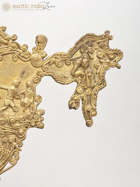 15" Golden Map of India -Tribute to Freedom and Unity | Home Decor Item | Made in India