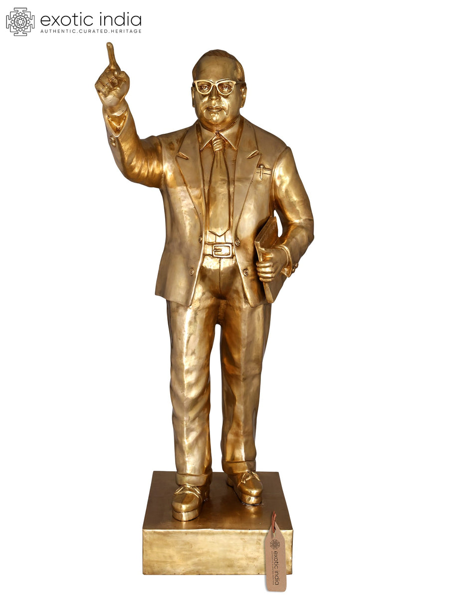 75" Large Brass Statue of Dr. Bhimrao Ambedkar Handmade