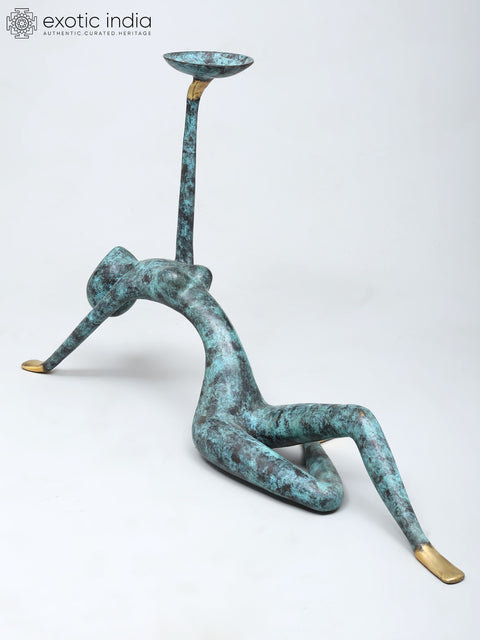 27" Graceful Offering Lady Candle Holder | Home Decor