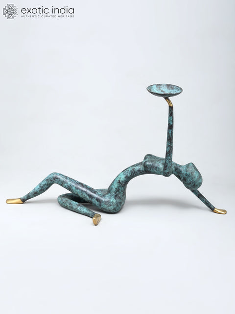 27" Graceful Offering Lady Candle Holder | Home Decor