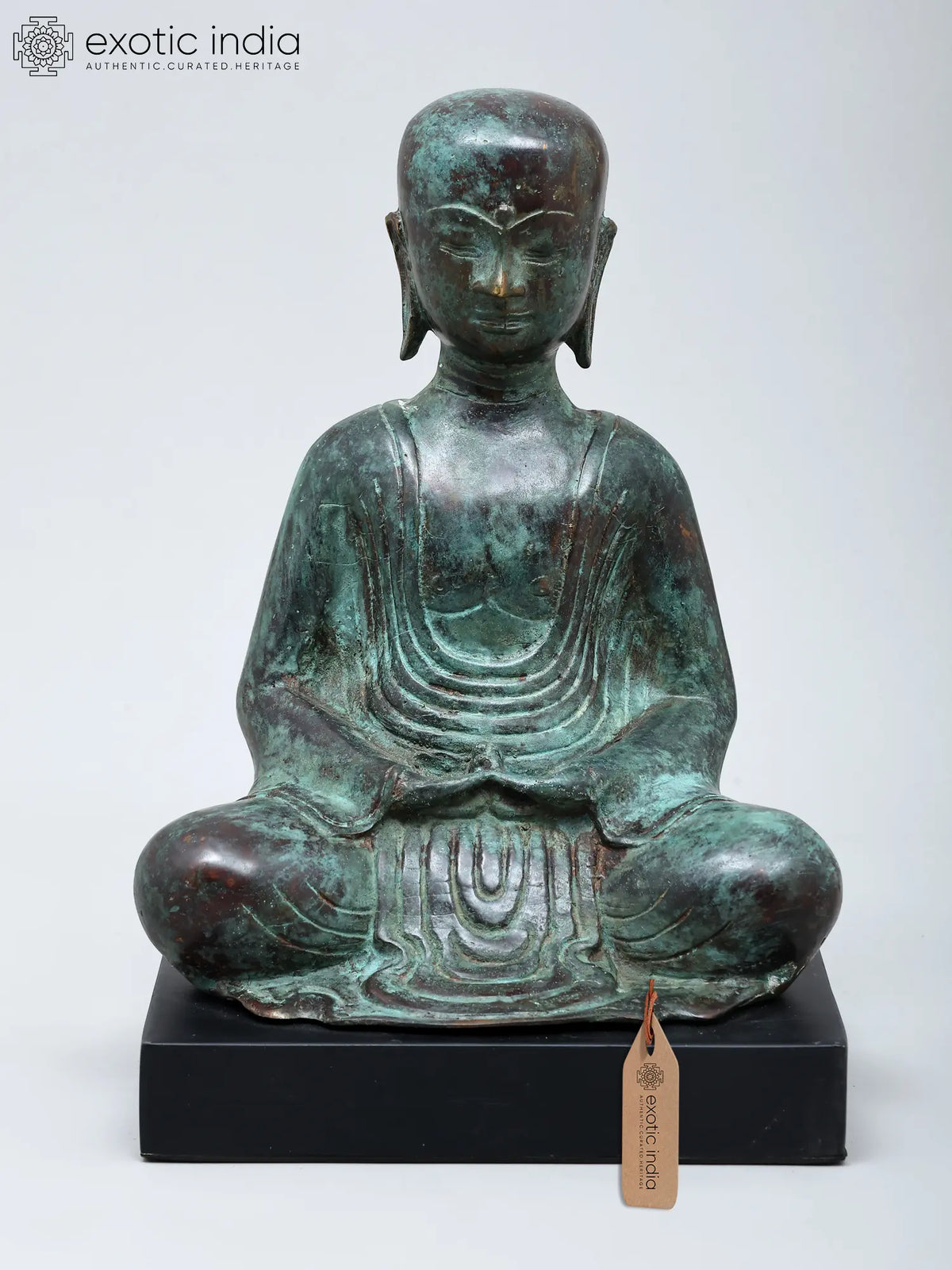 10" Buddhist Luohan | Brass Statue