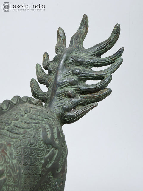 18" The Chinese Qilin | Brass Statue