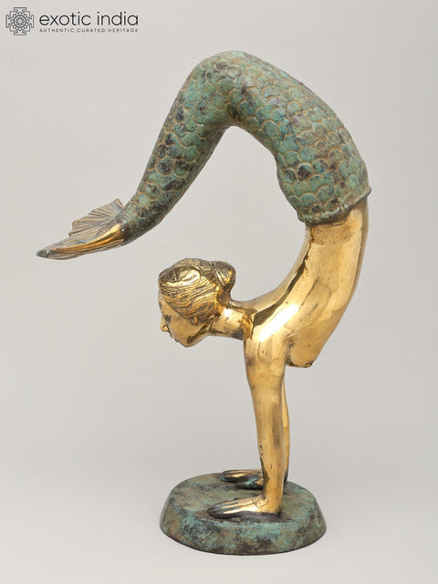 The Mermaid Reimagined, Not a Mythic Siren but a Disciplined Practitioner of Yoga