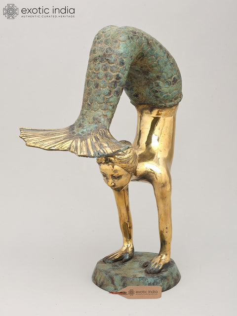 The Mermaid Reimagined, Not a Mythic Siren but a Disciplined Practitioner of Yoga