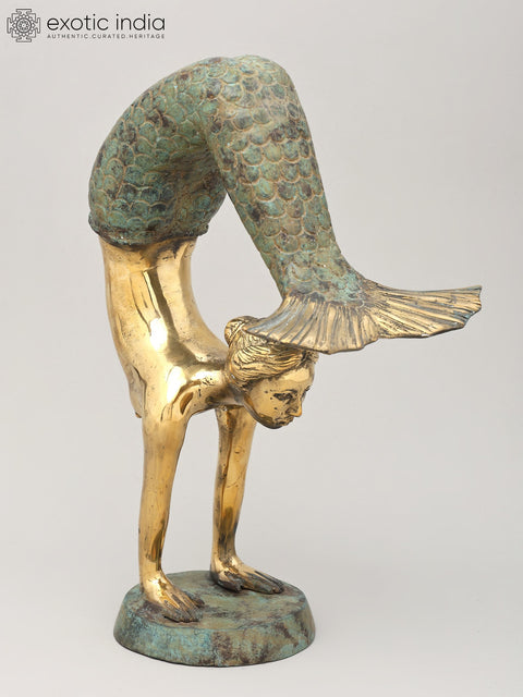The Mermaid Reimagined, Not a Mythic Siren but a Disciplined Practitioner of Yoga