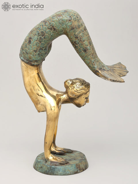 The Mermaid Reimagined, Not a Mythic Siren but a Disciplined Practitioner of Yoga