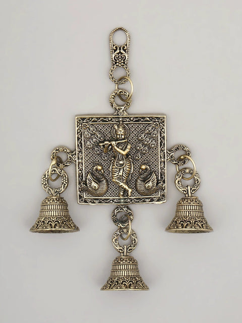 6" Superfine Lord Krishna Playing Flute | Wall Hanging | Made in India