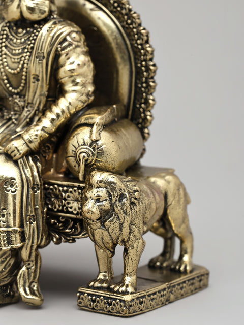 4" Small Superfine Maharaja Agrasen | Brass Statue