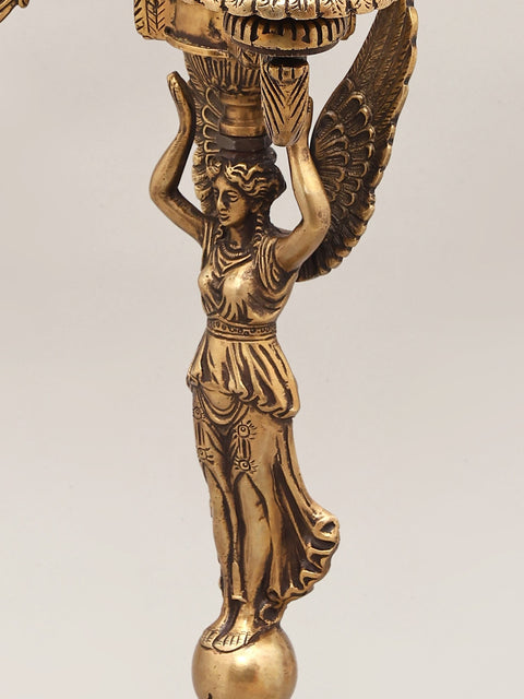 20" Victorian-Style Brass Five Arm Candelabra | Home Decor
