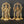 13" Standing Vishnu - Lakshmi on Kirtimukha Throne | Set of 2 Brass Statues